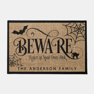 Paillasson Halloween Épouvantable Campagne Toile de Jute ATTE