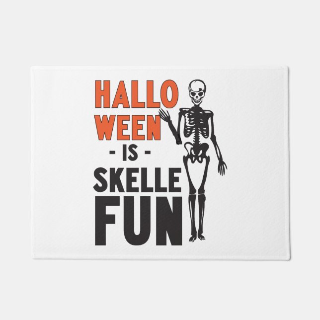 Paillasson Halloween est Skellefun (Devant)
