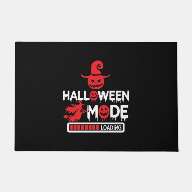 Paillasson Halloween Funny Halloween Mode Chargement Annivers (Devant)