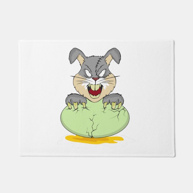 Paillasson Halloween lapin (Devant)