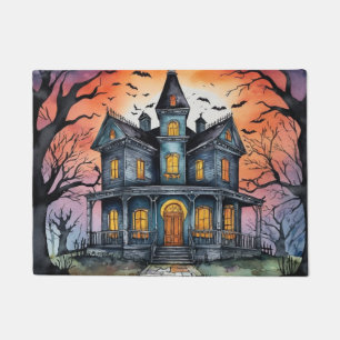 Paillasson Halloween moderne tendance chauves-souris de maiso