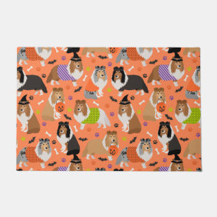 Paillasson Halloween Shetland Sheepdog Shelty