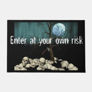 Paillasson Halloween Skuls et Ax