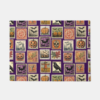 Paillasson Halloween Stamp Pattern Doormat