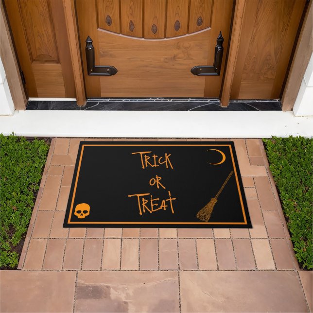 Paillasson Halloween Trick ou Treat (De plein air)