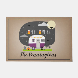 Paillasson Happy Campers Halloween Camper RV