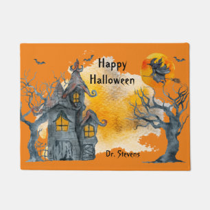 Paillasson Happy Halloween Doormat, décoration d'automne