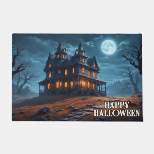 Paillasson Happy Halloween Haunted House
