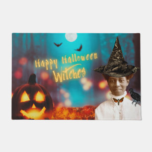 Paillasson Happy Halloween Witches Collage