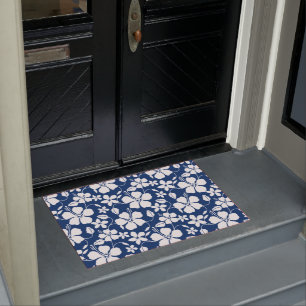 PAILLASSON HAWAIIAN HULA (HIBISCUS) NAVY