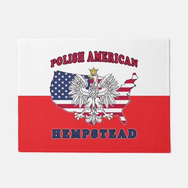 Paillasson Hempstead Texas Polonais Américain (Devant)