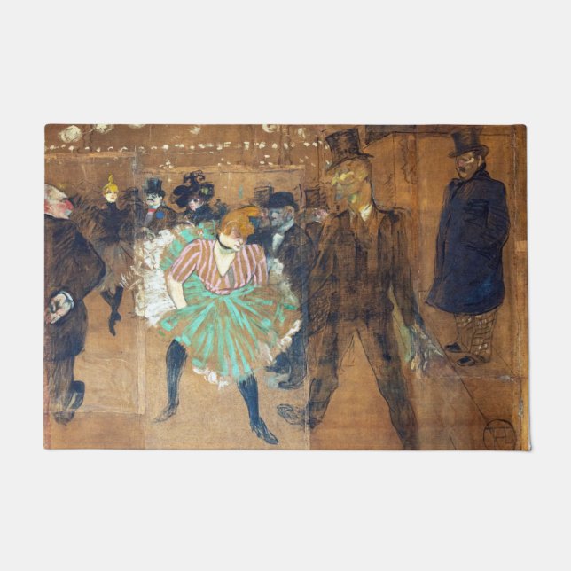 Paillasson Henri de Toulouse-Lautrec - Danse à la Rouge (Devant)