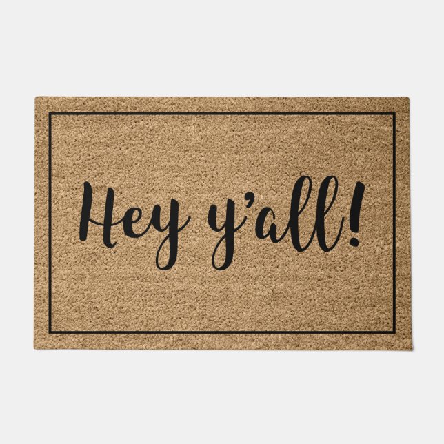 Paillasson Hey Y’all (Devant)