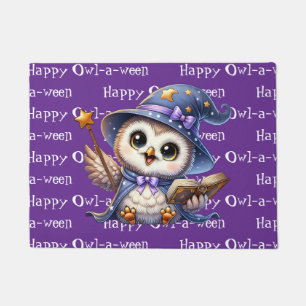 Paillasson Hibou d'Halloween