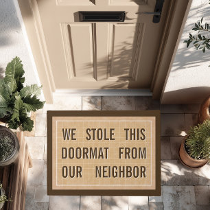 Paillasson Hilare drôle impertinent chic moderne frais