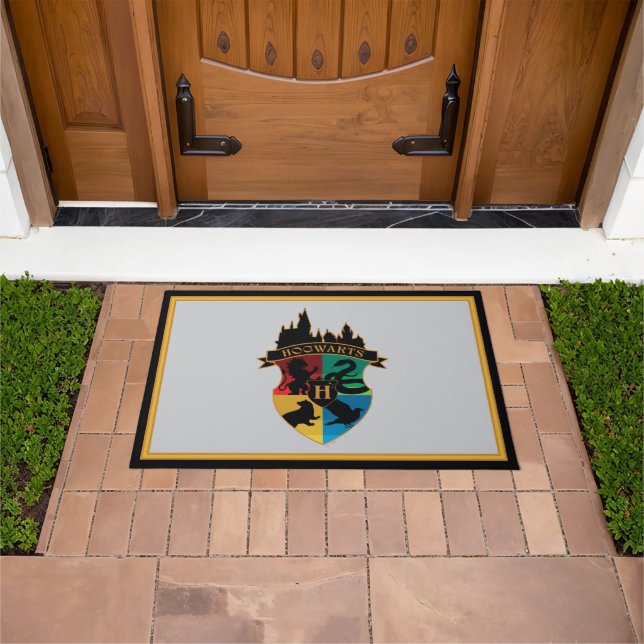 Paillasson HoGWARTS™ Castle Crest House Insigne de fierté (De plein air)
