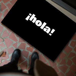 Paillasson HOLA Espagnol Moderne minimaliste Typographie