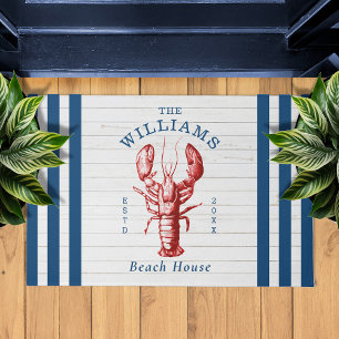 Paillasson Homard côtier Porte de mer Mat