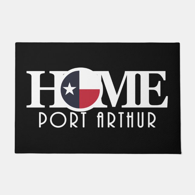Paillasson HOME Port Arthur, Texas (Devant)