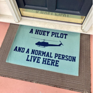 Paillasson Huey Pilot et la personne normale
