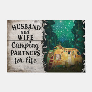 Paillasson Husband And Wife Camping Partners For Life