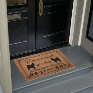 Paillasson Husky Home Security 24 heures Amoureux de les chie