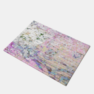 Paillasson Hydrangea Floral rose Pays Bois Vintage