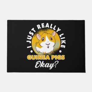 Paillasson I Just Really Like Guinea Pigs Cavy Roddent