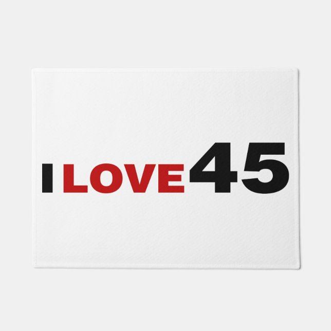 Paillasson I Love 45 (Devant)