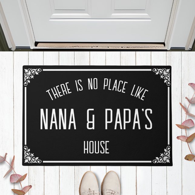 Paillasson Il N'Y A Pas D'Endroit Comme NANA & PAPA'S House B (Créateur téléchargé)