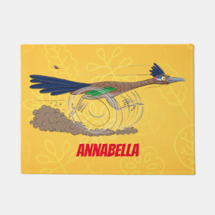 Paillasson Illustration amusante de la caricature d'oiseau du