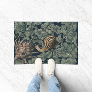 Paillasson Illustration Art Nouveau Vintage Escargot Botaniqu