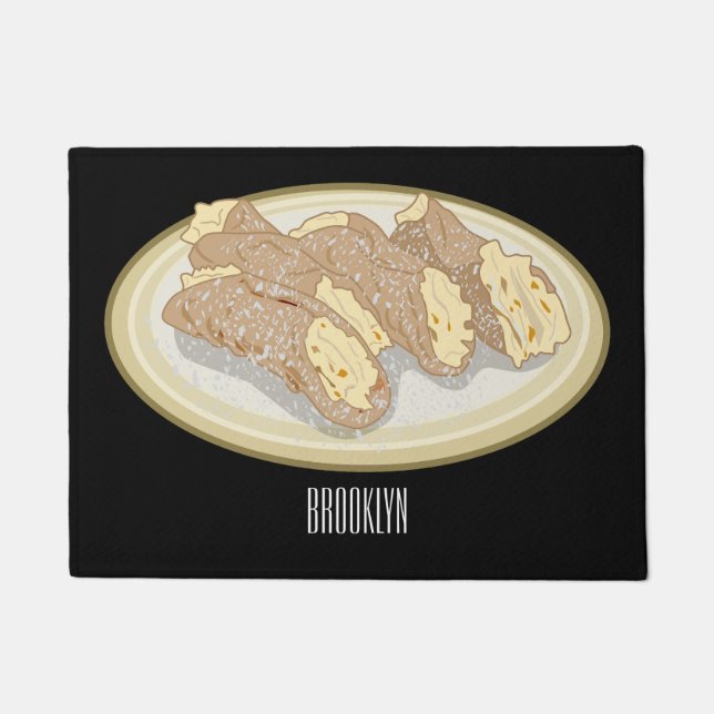 Paillasson Illustration de Cannoli (Devant)