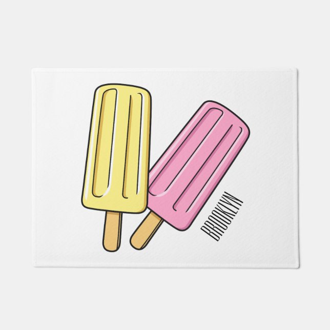 Paillasson Illustration de Ice pop (Devant)