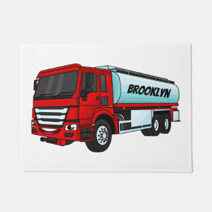 Paillasson Illustration du transport de carburant par camion-