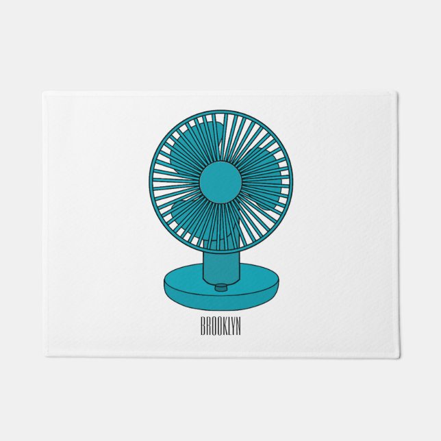 Paillasson Illustration du ventilateur (Devant)
