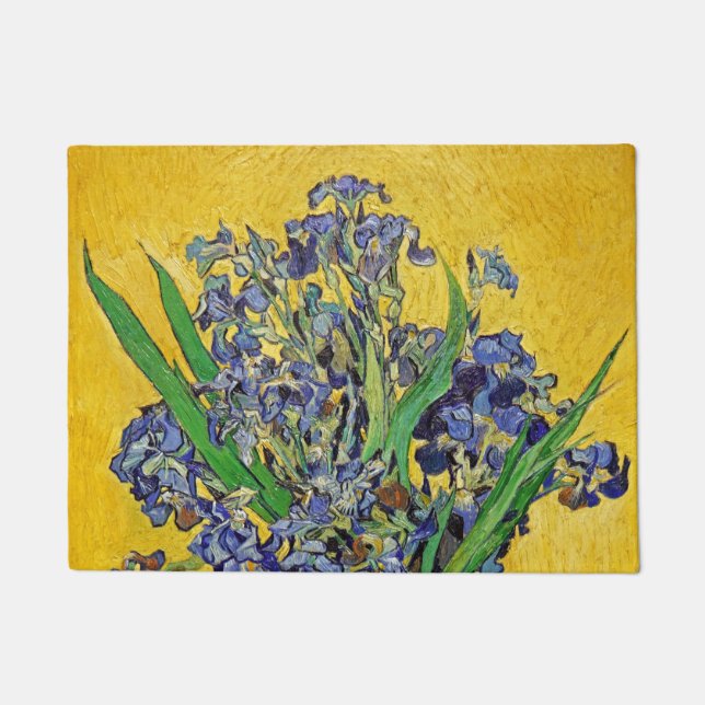 Paillasson Irises de Van Gogh (Devant)