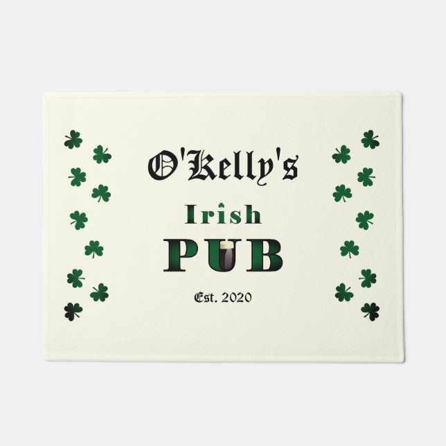 Paillasson Irish Pub Bar Tavern Doormat Door Mat (Devant)