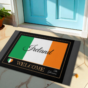 Paillasson Irlande & Irish Flag house mats /sports Bienvenue