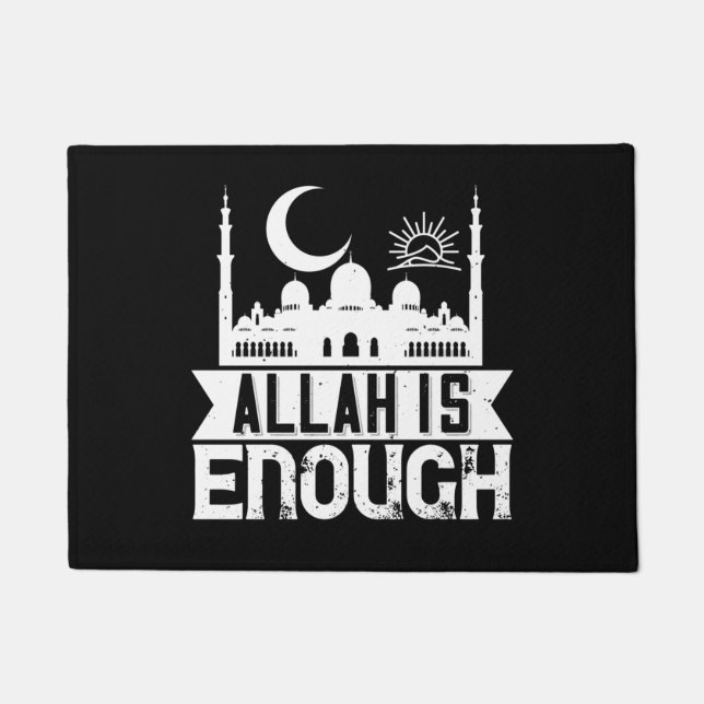 Paillasson Islam - Allah Is Enough (Devant)