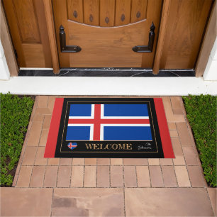 Paillasson Islande & Islande Drapeau maison nattes / sports B