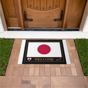 Paillasson Japon & Japonais Flag house mats /sports Bienvenue