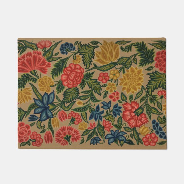 Paillasson Jardin Floral Designer vintage (Devant)