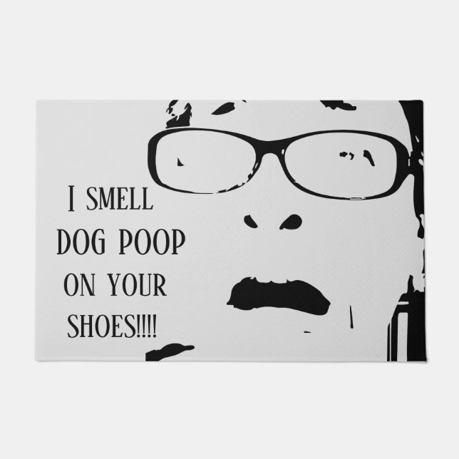 Paillasson JE SENS la DUNETTE de CHIEN SUR VOS CHAUSSURES (Devant)