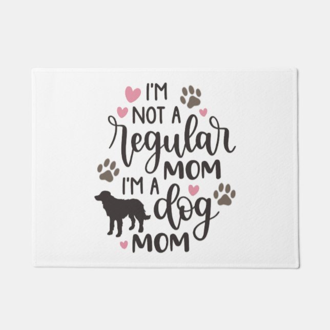 Paillasson Je suis une maman du chien (Devant)
