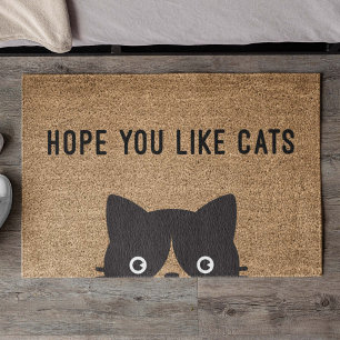 Paillasson J'espère que vous aimez les chats