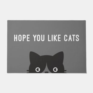 Paillasson J'espère que vous aimez les chats