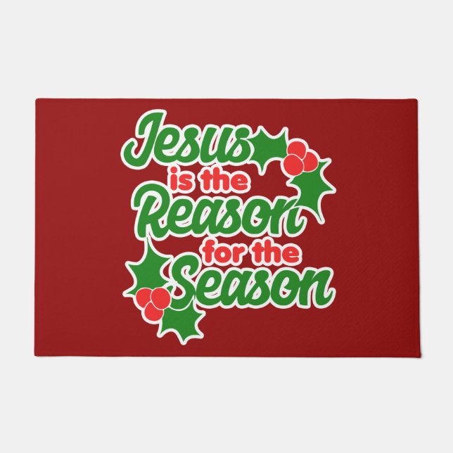 Paillasson Jésus est la raison de la saison (Devant)