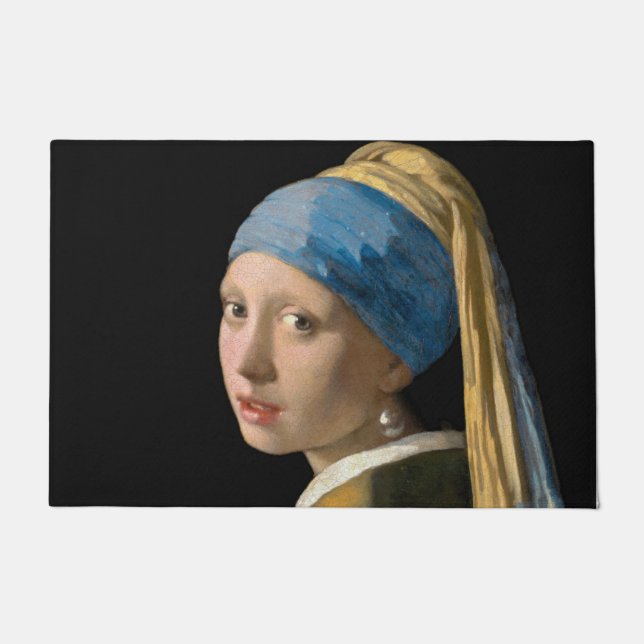 Paillasson Johannes Vermeer - Fille avec une oreille perle (Devant)