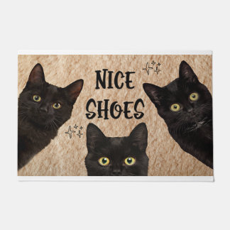Paillasson Joli Amoureux des chats De Chaussures, Bienvenue À